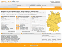 Tablet Screenshot of branchenorte.de